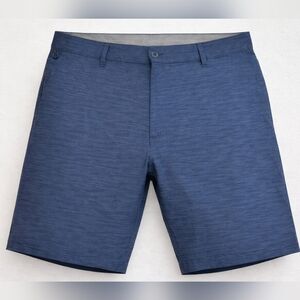 Ron Jon Surf Shop Hybrid Shorts Mens 38 Blue Stretch Lightweight Surf Golf